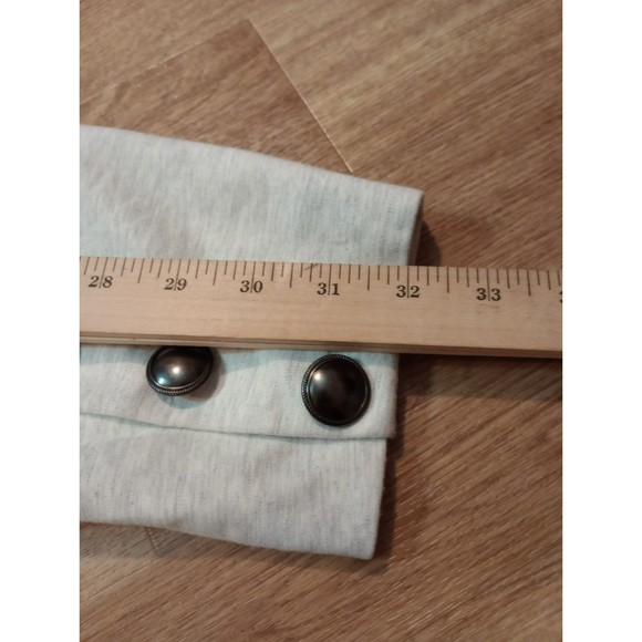 Torrid Blazer Jacket Womens Sz 4 Plus Open Front Gray Cut Away Unlined Button * - Picture 9 of 11